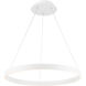 Sirius LED 24 inch White Pendant Ceiling Light, dweLED