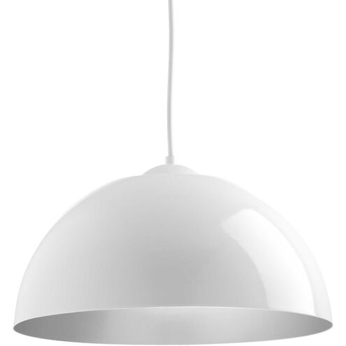 Dome LED LED 16 inch White Pendant Ceiling Light, Progress LED