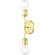 Lansdale 2 Light 5 inch Satin Brass Vanity Sconce Wall Light