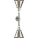 Franklin Restoration Appalachian LED 18 inch Brushed Satin Nickel Bath Vanity Light Wall Light, Franklin Restoration