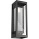 Outdoor Sconce LED 18 inch Argento Grey Outdoor Sconce, Double Box