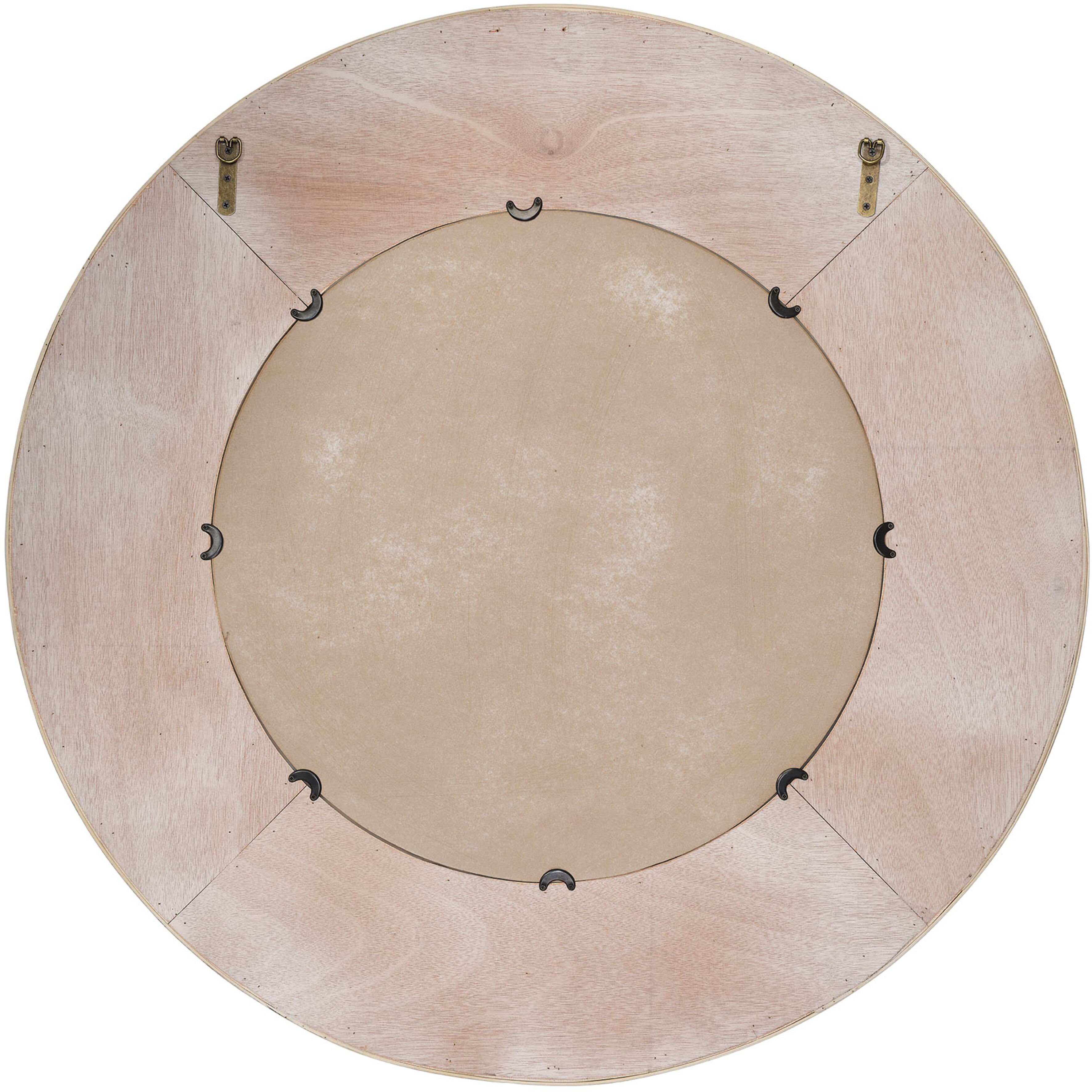 Paddock 39 X 39 inch Cream Bamboo Mirror