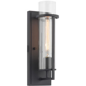 Tubulaire 1 Light 5 inch Matte Black Wall Sconce Wall Light