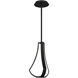 Artemis LED 8.38 inch Black Pendant Ceiling Light, dweLED