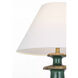 Chapman & Myers Temara 28.25 inch 15 watt Corsican Green Table Lamp Portable Light