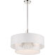 Gramercy 3 Light 21.88 inch Polished Nickel Pendant Ceiling Light