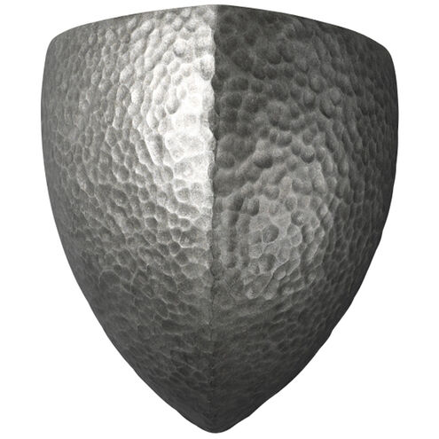 Ambiance LED 7 inch Hammered Pewter Wall Sconce Wall Light