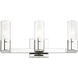 Midtown 3 Light 18 inch Polished Chrome Bath Vanity Wall Light