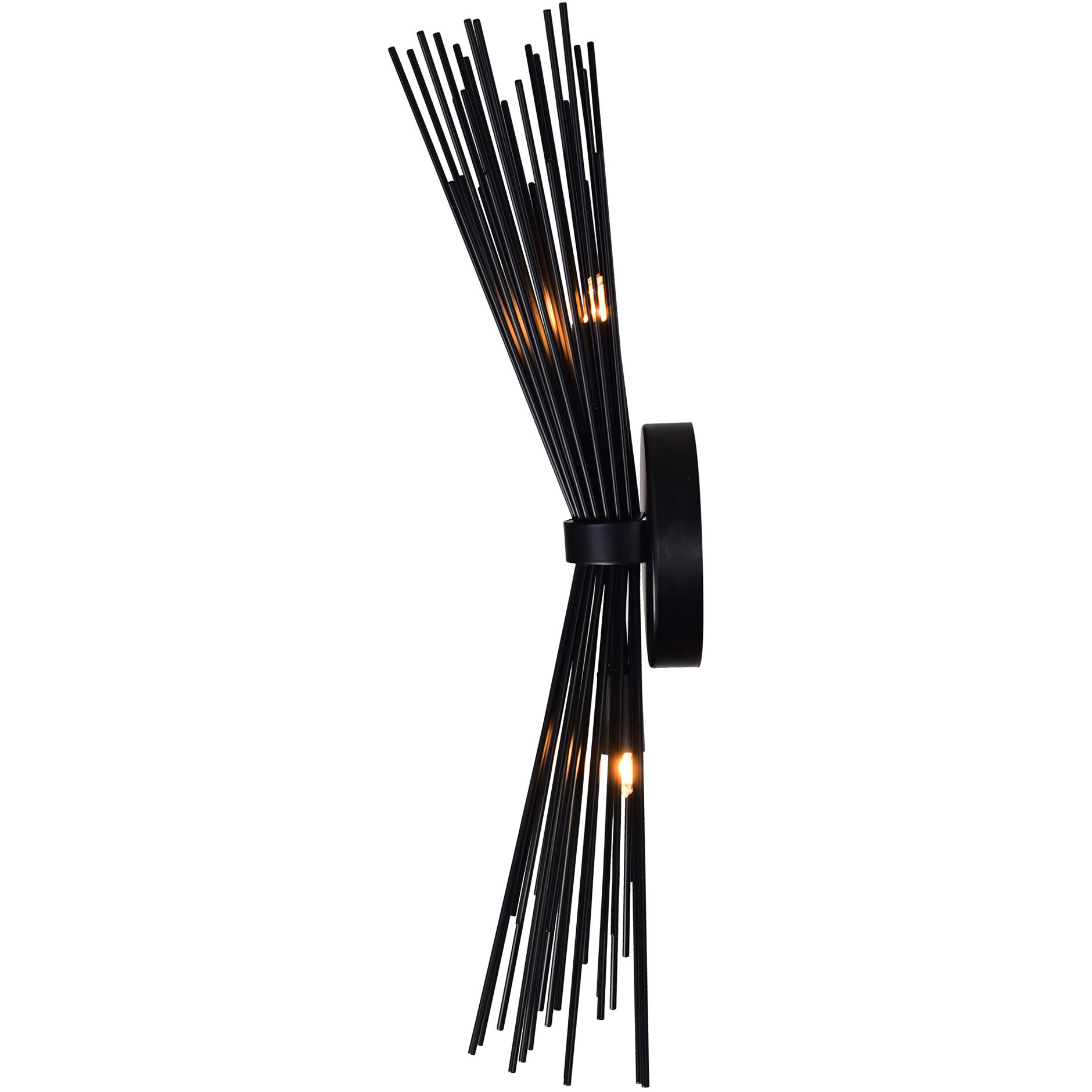 Savannah 2 Light 8 inch Black Wall Light