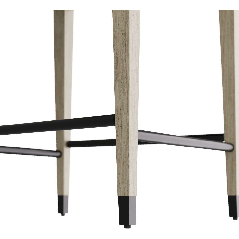 Burdock 36.5 inch Black Counter Stool