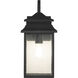 Crossbend 1 Light 15 inch Textured Black Outdoor Wall Mount in Textured Matte Black 