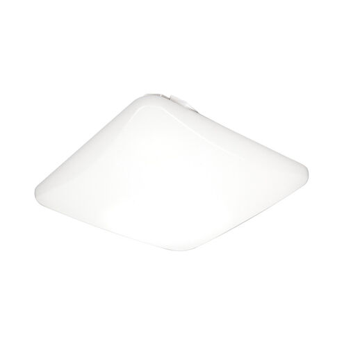 Residential LED 15 inch Matte White Flush Mount Ceiling Light