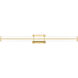 Harrison LED 40 inch Modern Gold Vanity Wall Light
