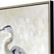 Great Blue Heron White Canvas