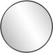 Copenhagen 30 X 30 inch Brushed Black Wall Mirror