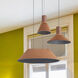 Faroe Pendant Ceiling Light in Coffee/Black