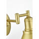Judson 12 inch 40.00 watt Brass Swing Arm Wall Sconce Wall Light