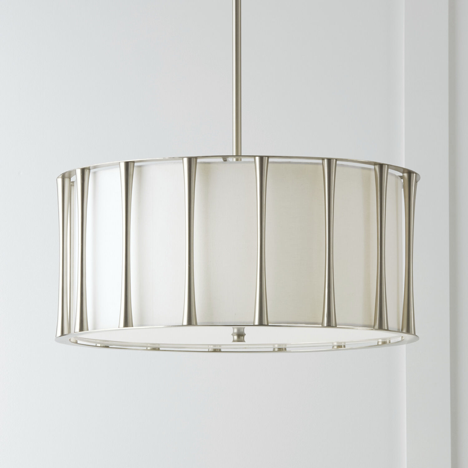 Bodie 4 Light 24.5 inch Brushed Nickel Pendant Ceiling Light