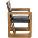 Buraco Clear coat Gloss Arm Chair