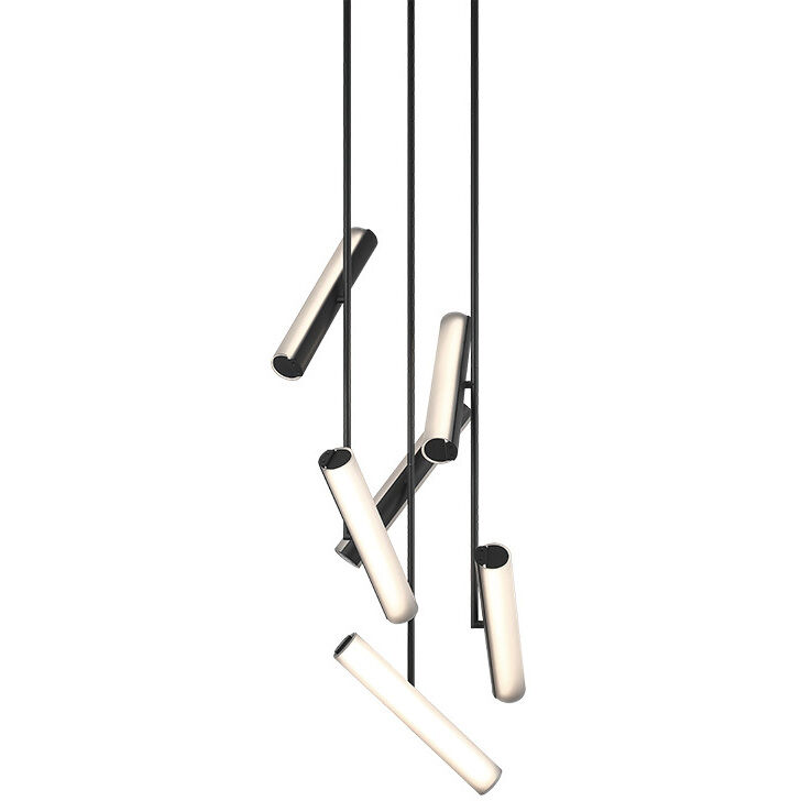 Axis LED 15.88 inch Matte Black Pendant Ceiling Light