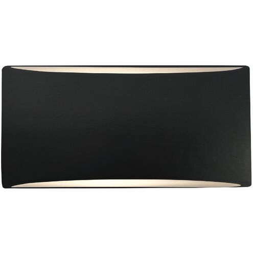 Ambiance LED 10 inch Carbon Matte Black ADA Wall Sconce Wall Light