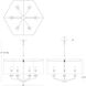 Jacqueline 6 Light 30 inch Polished Nickel Pendant Ceiling Light in Satin Black With Matte Silver