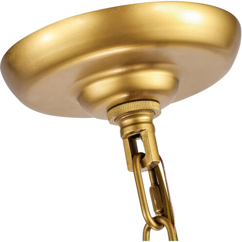 Charleston 6 Light 16 inch Brass Pendant Ceiling Light