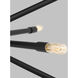 C&M by Chapman & Myers Eastyn 12 Light 22.5 inch Midnight Black Chandelier Ceiling Light