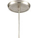 Planetario 1 Light 5 inch Satin Nickel Mini Pendant Ceiling Light