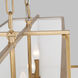 Thom Filicia Dresden Linear Chandelier Ceiling Light in Coastal Gild