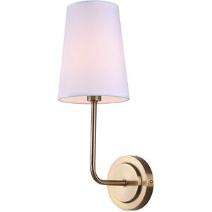 Amari 1 Light 5.88 inch Gold Wall Light