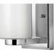 Miley 1 Light 5 inch Chrome Vanity Light Wall Light in Cased Opal