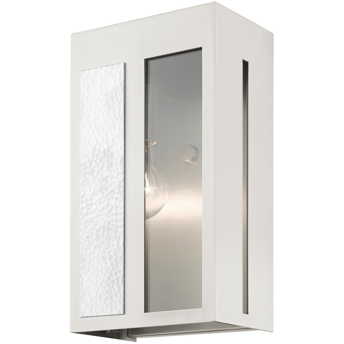Lafayette 1 Light 11 inch Brushed Nickel Outdoor ADA Wall Lantern