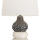 Basilio 29.5 inch 150.00 watt Ivory Crackle Lamp Portable Light