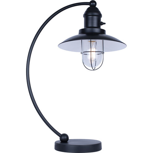 Cavea 26 inch 60.00 watt Matte Black Outdoor Table Lamp