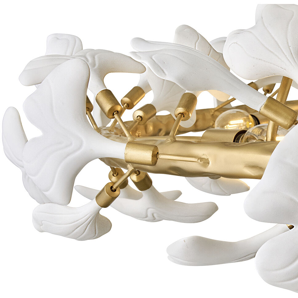 Audra 6 Light 36 inch Deluxe Gold Chandelier Ceiling Light