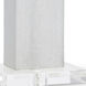 Waterloo 23.5 inch 100.00 watt Hand-Etched Ice Table Lamp Portable Light