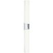 Artemis LED 36 inch Matte Black with Matte White Vanity Light Wall Light