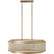Waldorf 16 Light 24 inch Aged Brass Chandelier Ceiling Light