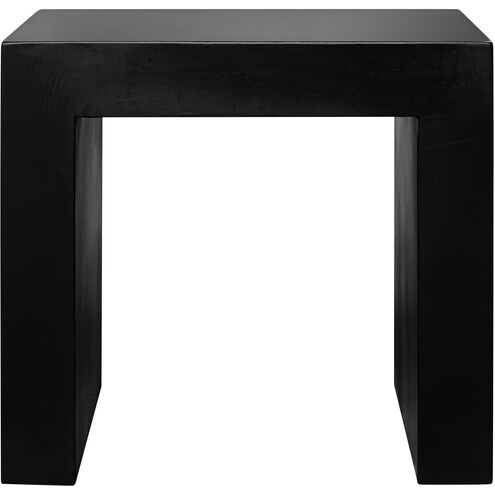 Lazarus 18.5 inch Black Stool, Outdoor