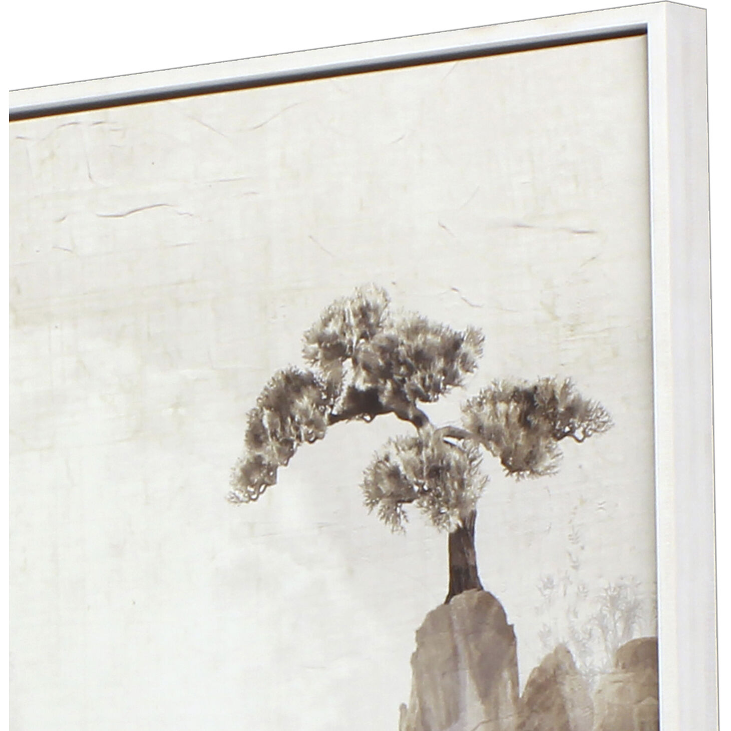 Wanderlust Brown and Beige and Neutral and Sepia Canvas