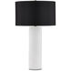 Groovy 28.75 inch 150 watt White Table Lamp Portable Light