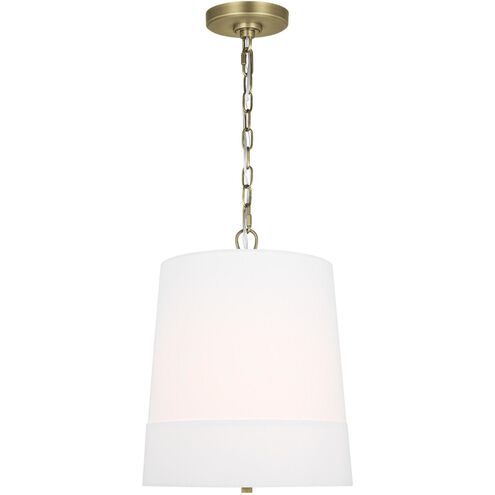 Ivie 1 Light 12 inch Time Worn Brass Pendant Ceiling Light