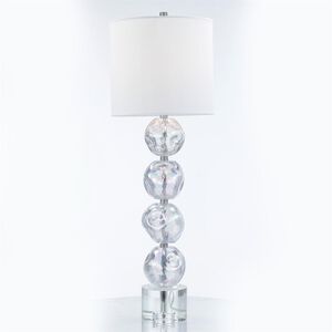 Pearlescent Glass 36 inch Table Lamp Portable Light