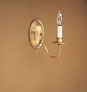 Hunter 1 Light 4.25 inch Antique Brass Wall Sconce Wall Light