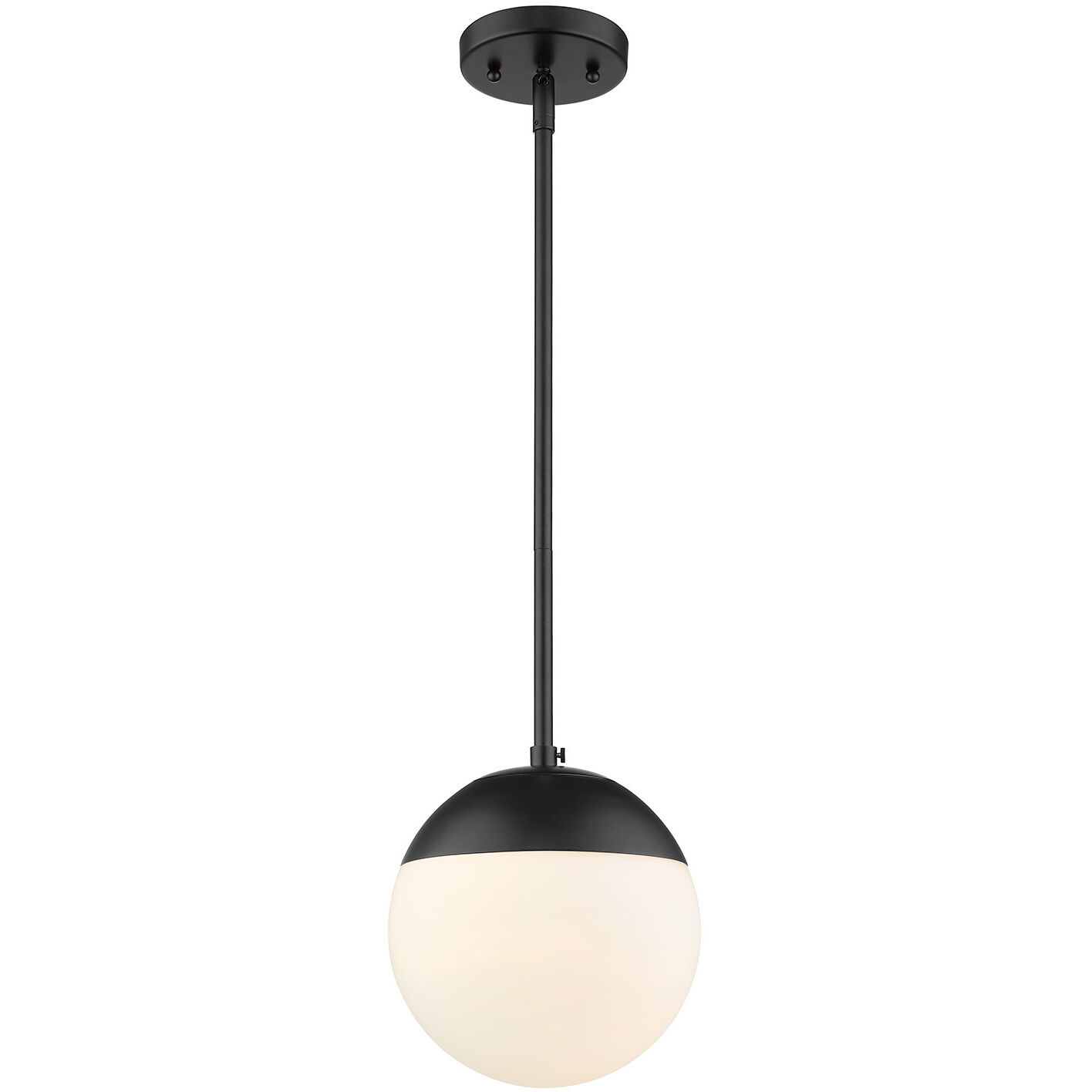 Dixon Pendant Ceiling Light in Matte Black, Small