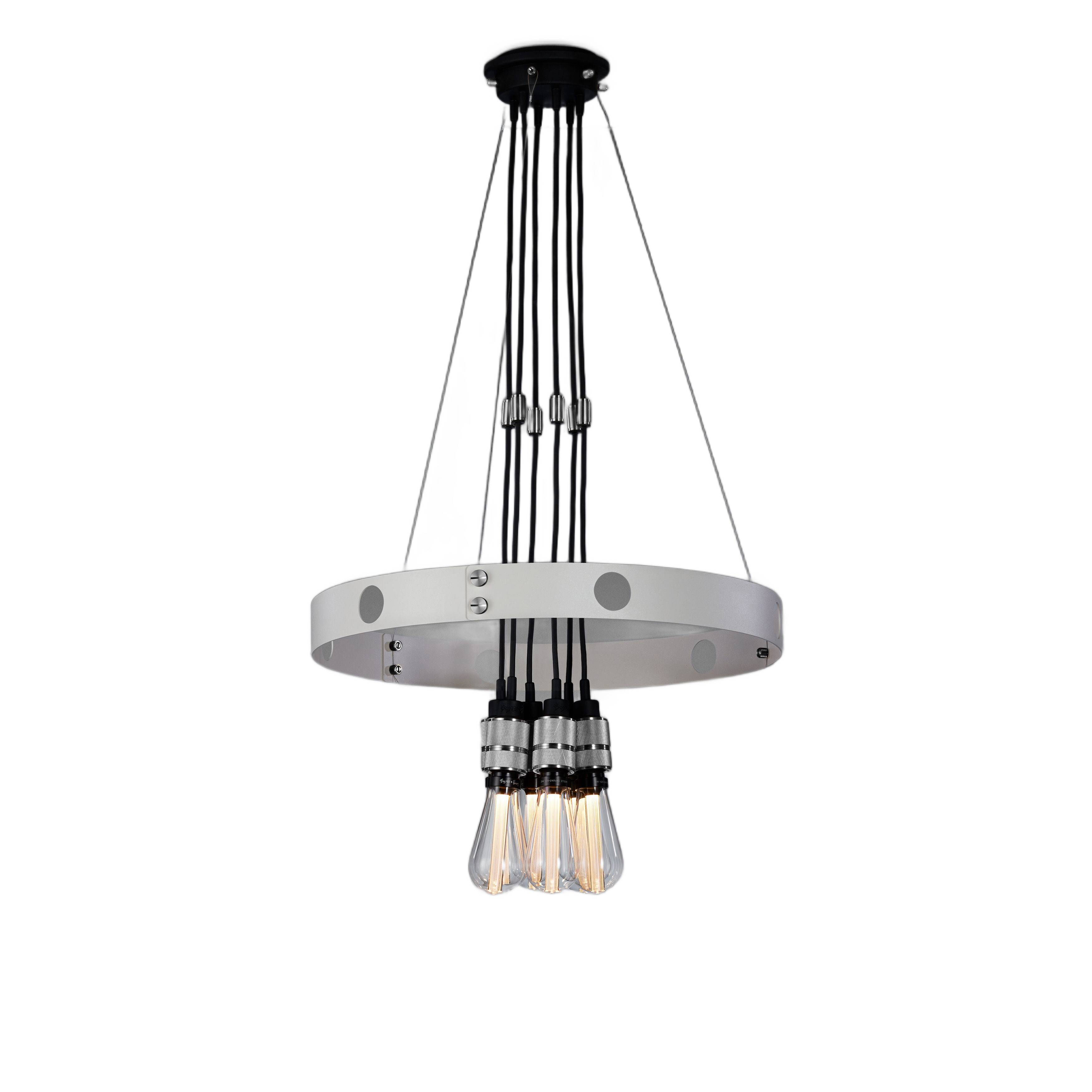 Hero LED 31.5 inch Stone / Steel Chandelier Ceiling Light