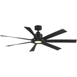 Breece 60 inch Black Indoor/Outdoor Ceiling Fan
