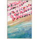 View from Above Pink and Blue and Multi and Turquoise Canvas