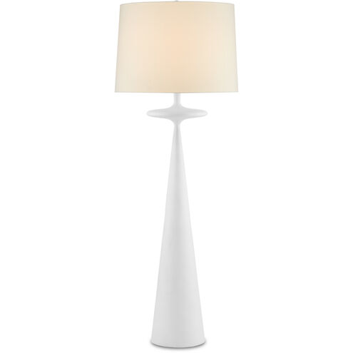 Giacomo 53 inch 150.00 watt Gesso White Floor Lamp Portable Light
